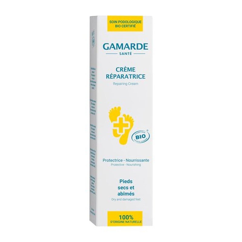 Gamarde Restorative Cream - Foot Cream with Tea Tree Oil for Skin - Protective, Nourishing, Restores Suppleness and Elasticity - 3.38 oz