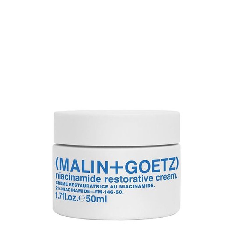 MALIN+GOETZ Niacinamide Restorative Cream - Clinically Proven Hydrating Face Cream | Firms & Evens Skin Tone (1.7oz)