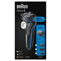 Braun Series 5 5049cs Electric Shaver - Cordless Wet & Dry Face Shaver with Charging Stand & Beard Trimmer - Blue