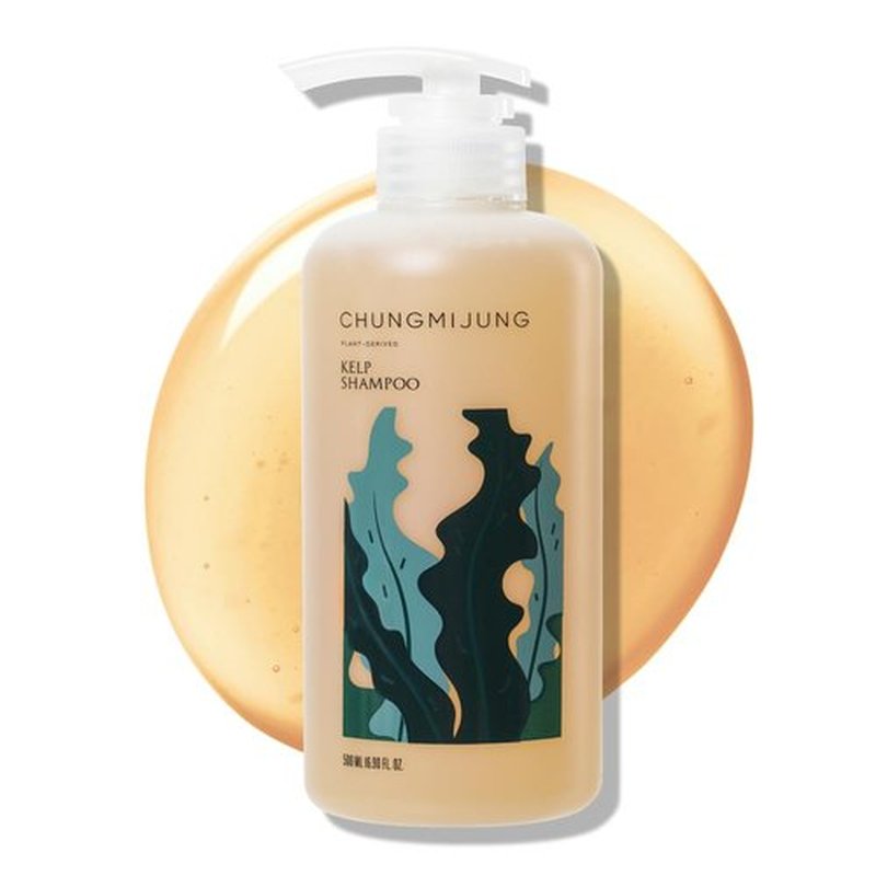 CHUNGMIJUNG Conditioning Kelp Shampoo 16.9 fl.oz / 500ml, Balancing & Soothing Cleanser with Laminaria Japonica & Mung Bean, For Sensitive, Itchy Scalp & Dry Hair, Sulfate-Free, Korean Haircare