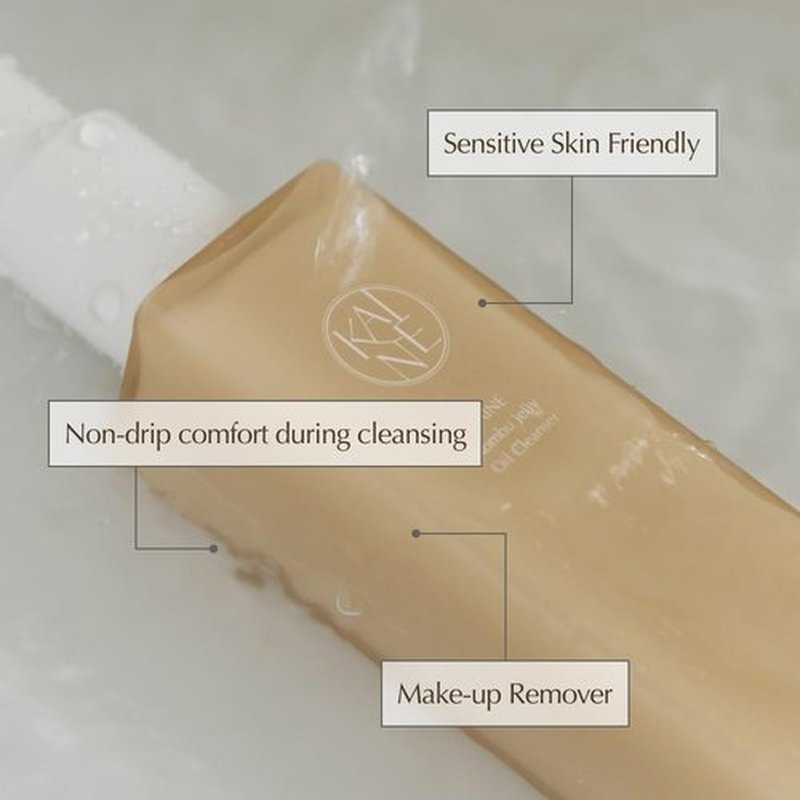 KAINE Kombu Jelly Oil Cleanser | Makeup Remover with Gel To Oil Type Cleanser, Gentle Cleansing, Korean Skincare 4.9 fl oz /145ml