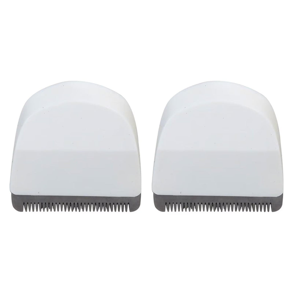 2025 New 2 Pack White Clipper Blade, Snap-On Replacement Blade for Wahl Peanut Clipper 8685, 8655, 8663, 8685-1701