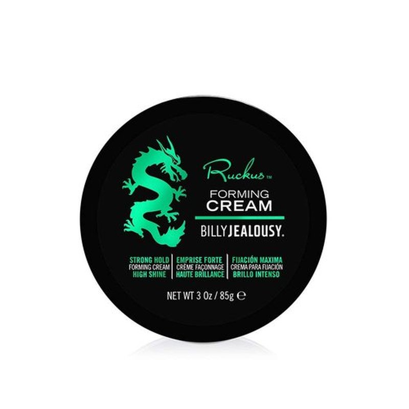 Billy Jealousy Ruckus Hair Forming Cream - Strong Hold & High Shine for Natural-Looking Styles