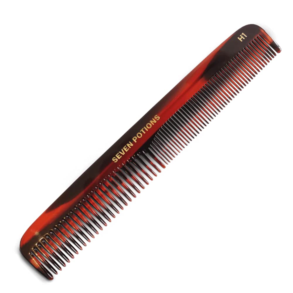 Beard Comb For Men 5.7 inch Fine and Coarse Tooth For Hair Beard And Moustache Hand Made and Sawcut (Beard Comb B1)