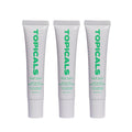 Topicals Slick Salve Mint Glossy Lip Balm | Soothes Discomfort, Strengthens Barrier & Provides Lasting Hydration & Relief | Vegan, Paraben-Free Formula w/Hyaluronic Acid (3 Pack, 0.5 Fl Oz Each)
