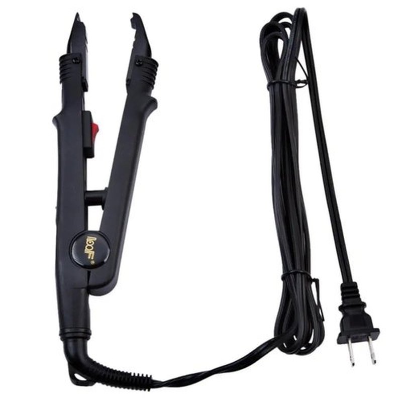 PAWACA Hair Extensions Tools，Professional k Tips Real Human Hair Fusion Hair Extensions Machine，Fast Heat-up Connector Wand Bonding Melting Tool Heat Iron for Salon Fashion Women