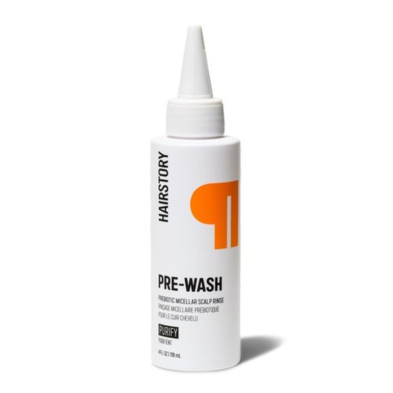 Hairstory Pre-Wash | Prebiotic Micellar Scalp Rinse for Deep Clean & Oil Removal - 4 Fl Oz
