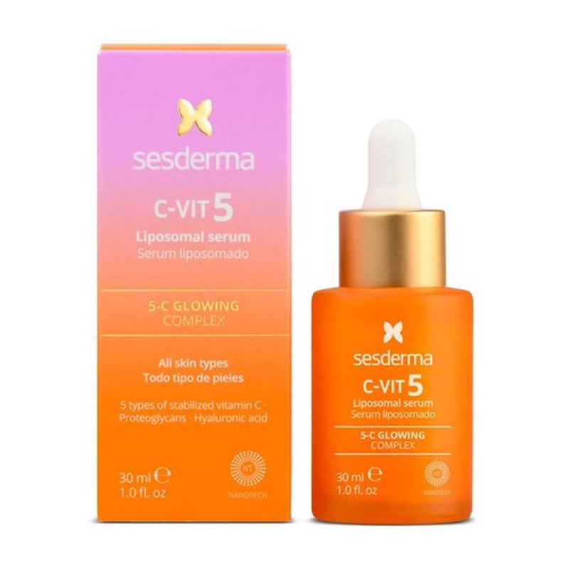 Sesderma C-VIT 5 Fusion Vitamin C Serum - Boost Hydration & Radiant Glow | 1.0 fl. Oz