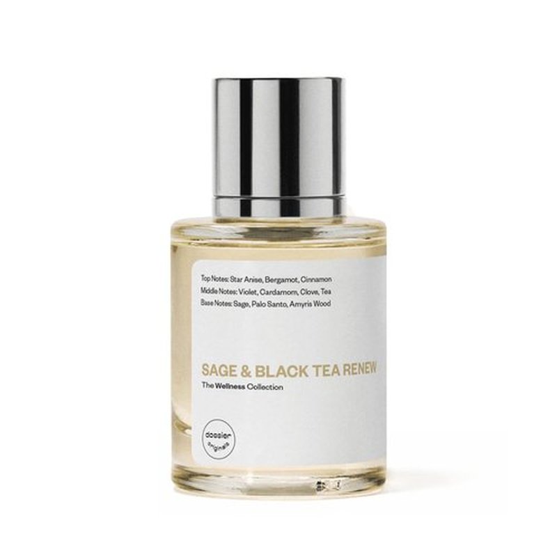Dossier Original Eau de Parfum - Sage & Black Tea | Unisex Long-Lasting Fragrance - 50 ML