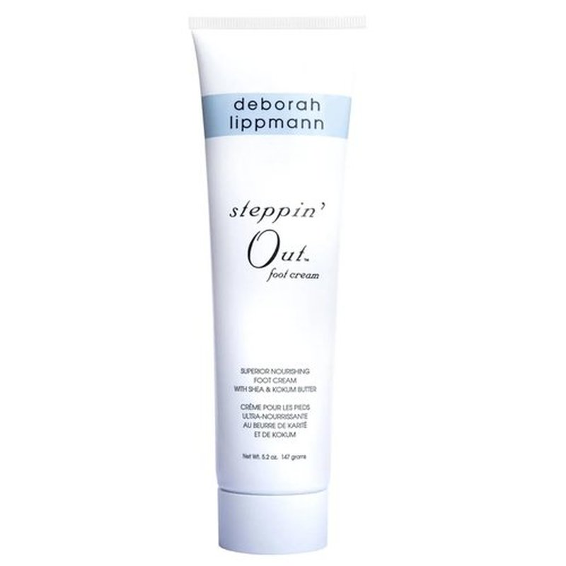 Deborah Lippmann Steppin' Out Foot Cream | Moisturizes & Softens Dry Feet, Restores Flexibility & Cracked Heels for Healthy Skin | Non-Greasy | 5.2 Oz