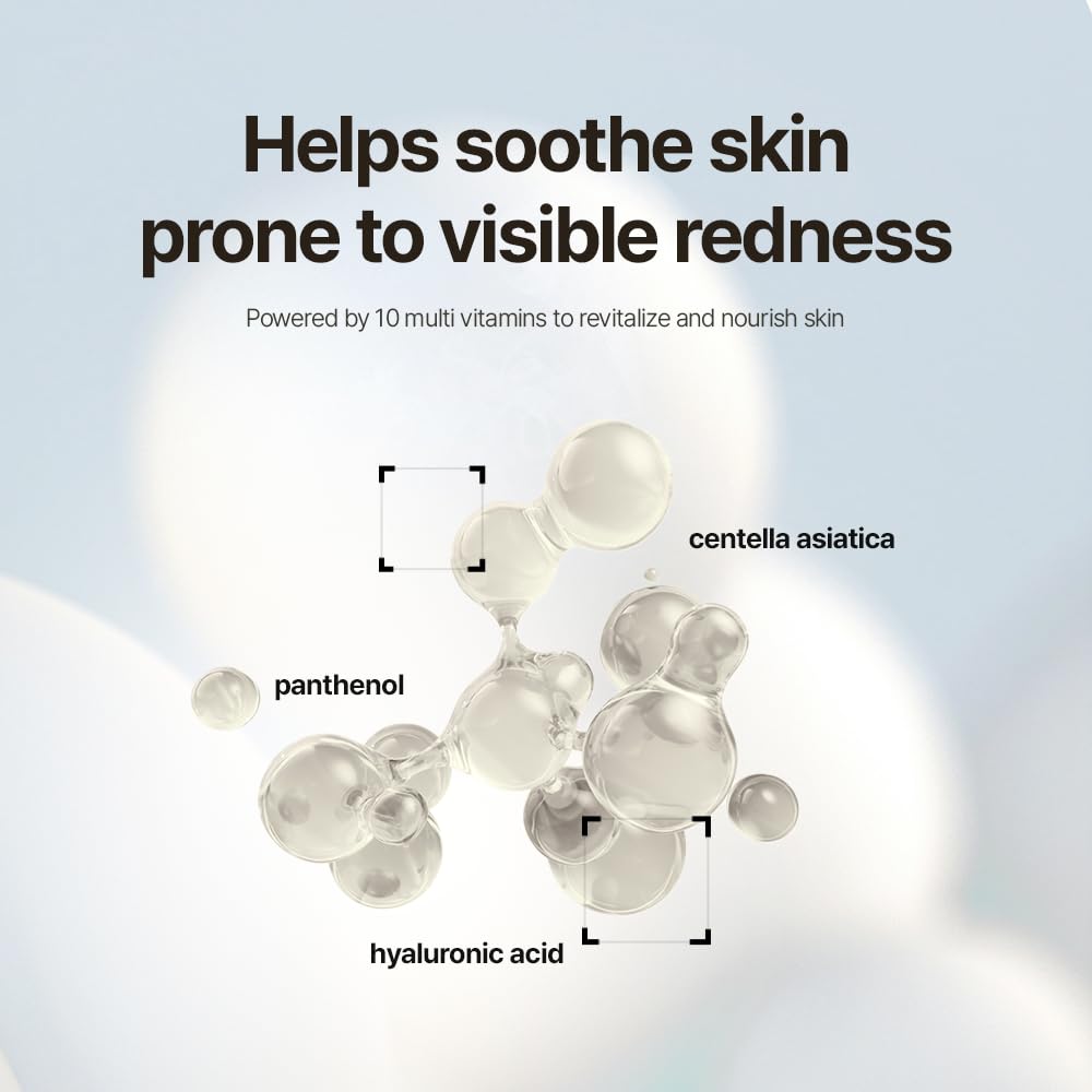 athé Vegan Relief Sun Cream SPF 50+ Broad Spectrum – Fragrance-Free | Sea Buckthorn Oil + 6-Type Hyaluronic Acid + Centella | No White Cast | Vegan K-Beauty | 1.69 fl.oz