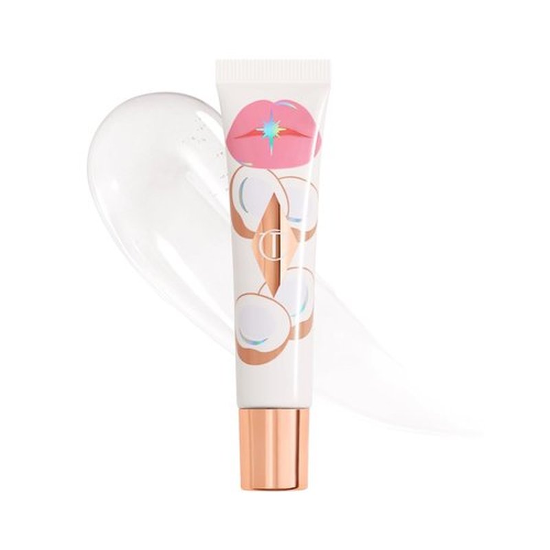 Charlotte Tilbury Healthy Glow Nectar Lip Oil - Sheer Tinted Gloss with Hyaluronic Acid & Vitamin E | High-Shine Hydration