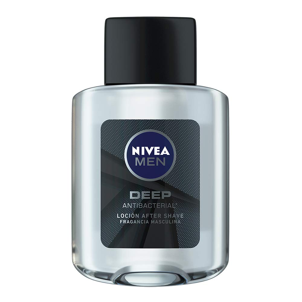 NIVEA Men, Deep, Refreshing & Hydrating After Shave, Vanilla & Bourbon, 3.3 fl oz (100 ml)