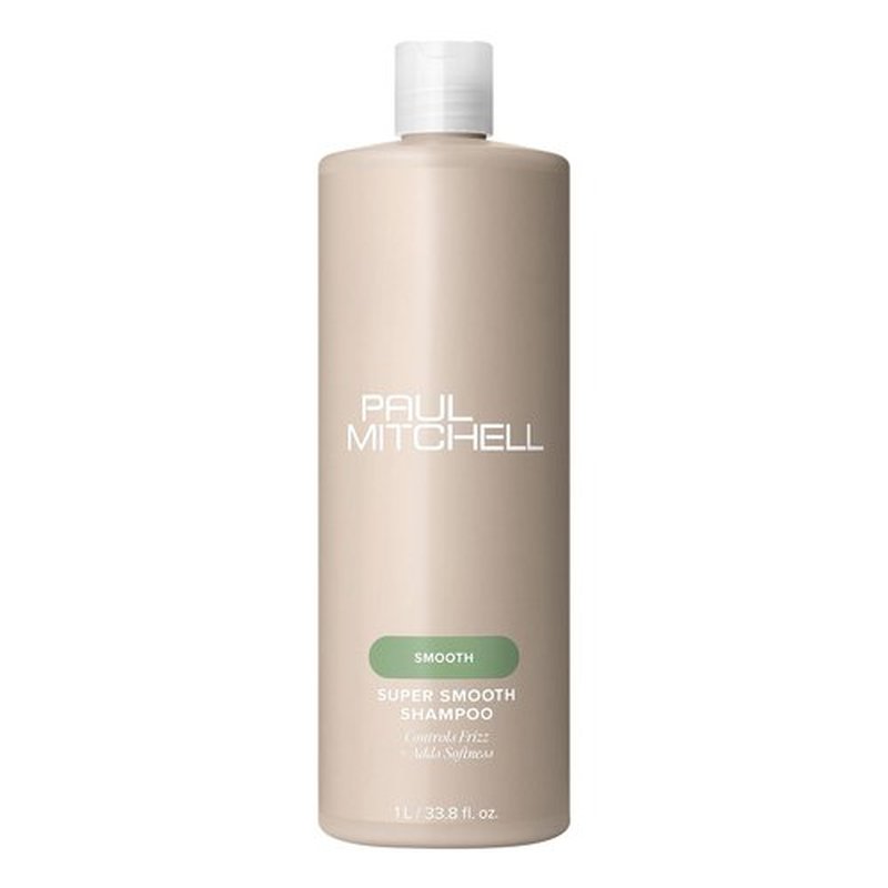 Paul Mitchell Super Smooth Shampoo - Control Frizz & Add Softness for Frizzy Hair 33.8 oz