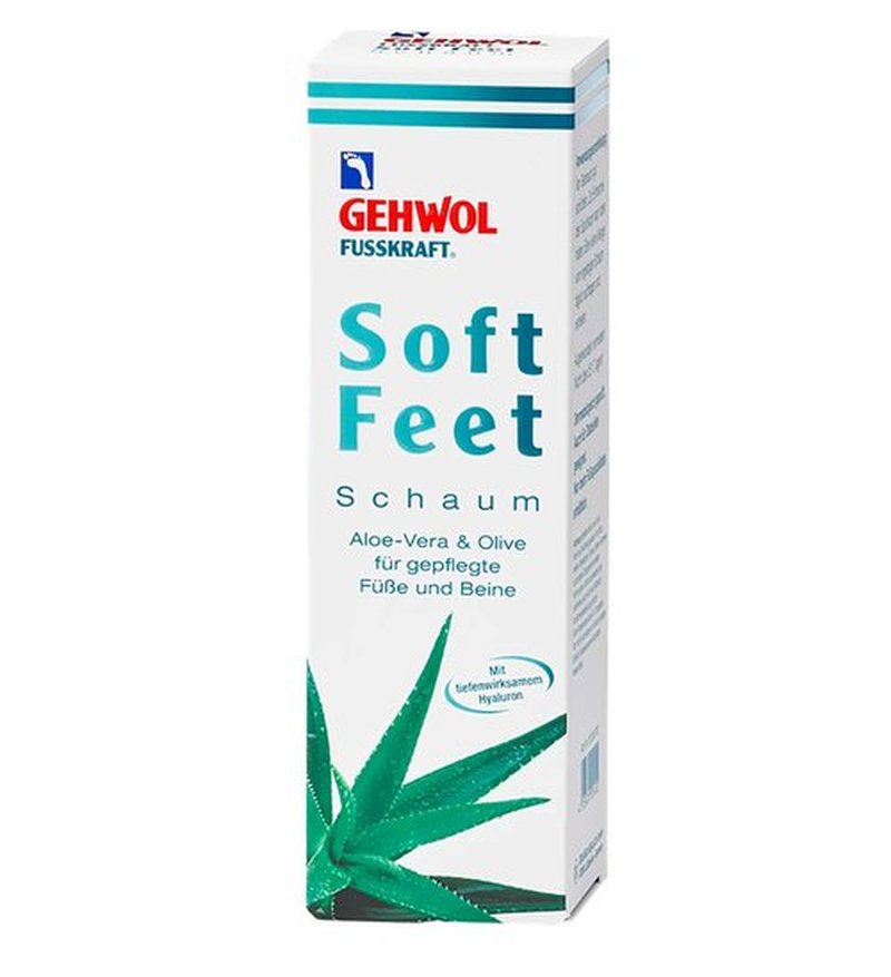 GEHWOL Soft Feet Foam - Nourishing Foot Care Cream for Smooth Skin | 4.4 Ounce