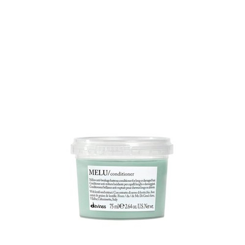 Davines MELU Conditioner - Anti-Breakage Formula for Long & Damaged Hair | Nourishing 8.8 oz