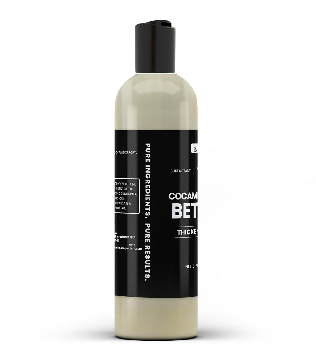 PURE ORIGINAL INGREDIENTS Cocamidopropyl Betaine (8 fl oz) Always Pure, No Fillers Or Additives