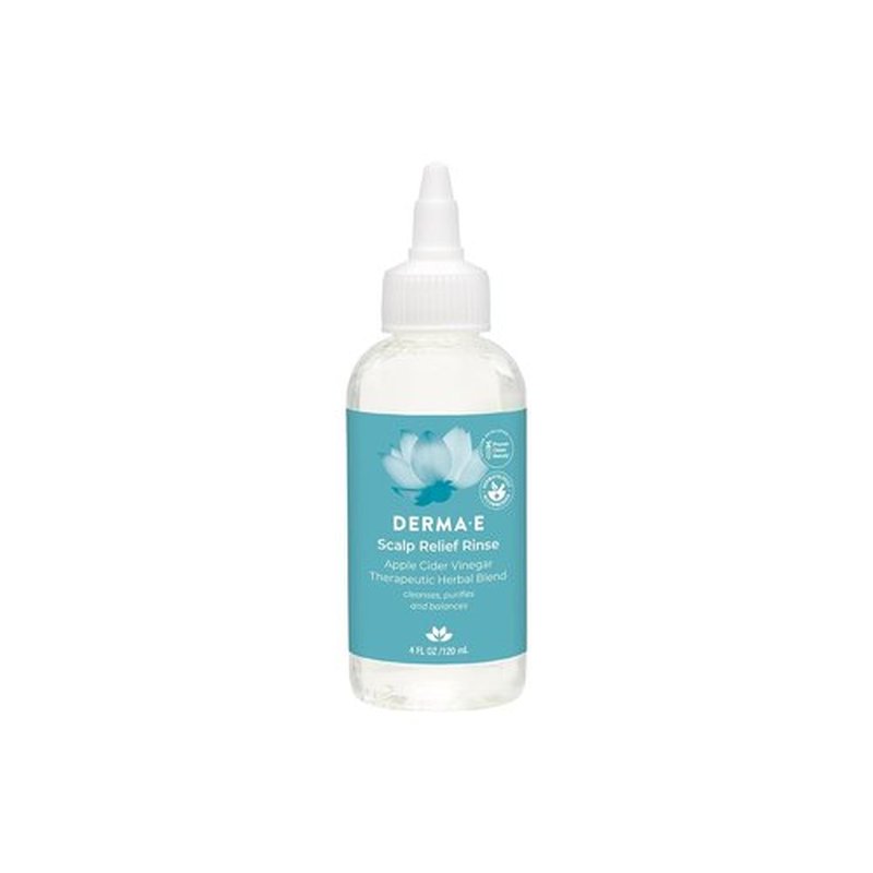 DERMA-E Scalp Exfoliating Rinse - Clarifying Relief for Dandruff & pH Balance | 4 fl oz