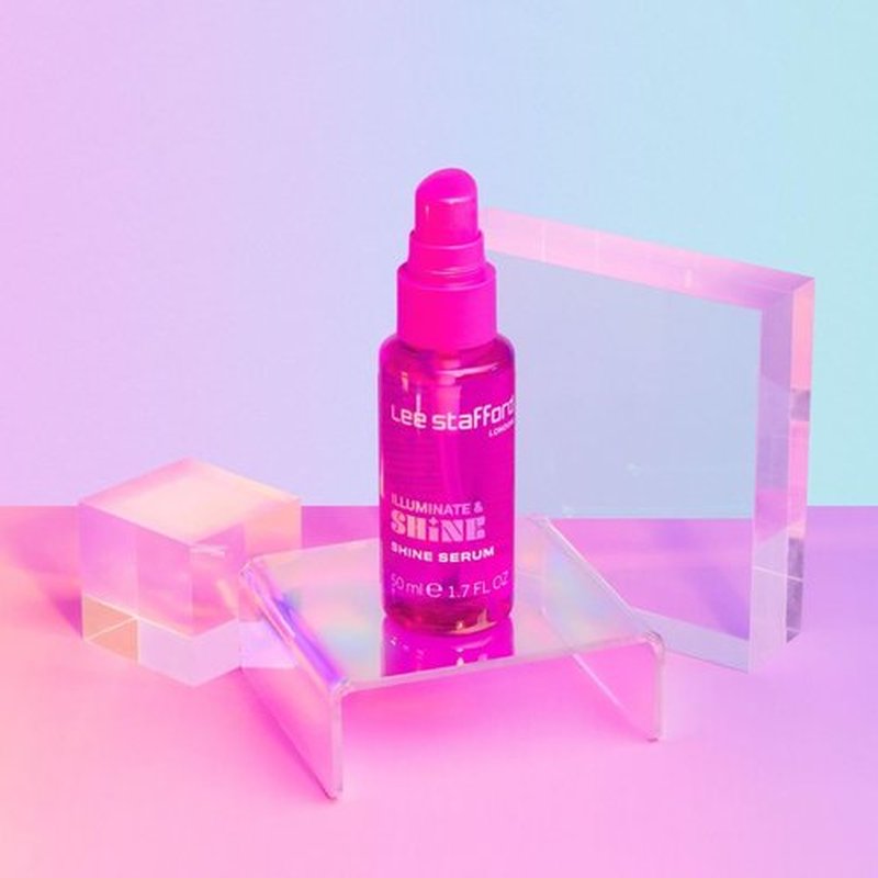 Lee Stafford Shine Hair Serum - Illuminate & Smooth Dull Strands | Anti-Frizz Styling Oil, 1.7 Fl Oz