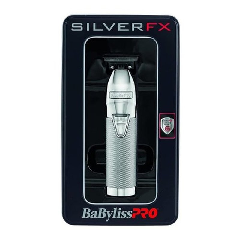 BaBylissPRO Hair Trimmer FX787S | Professional SilverFX Outlining Trimmer for Men