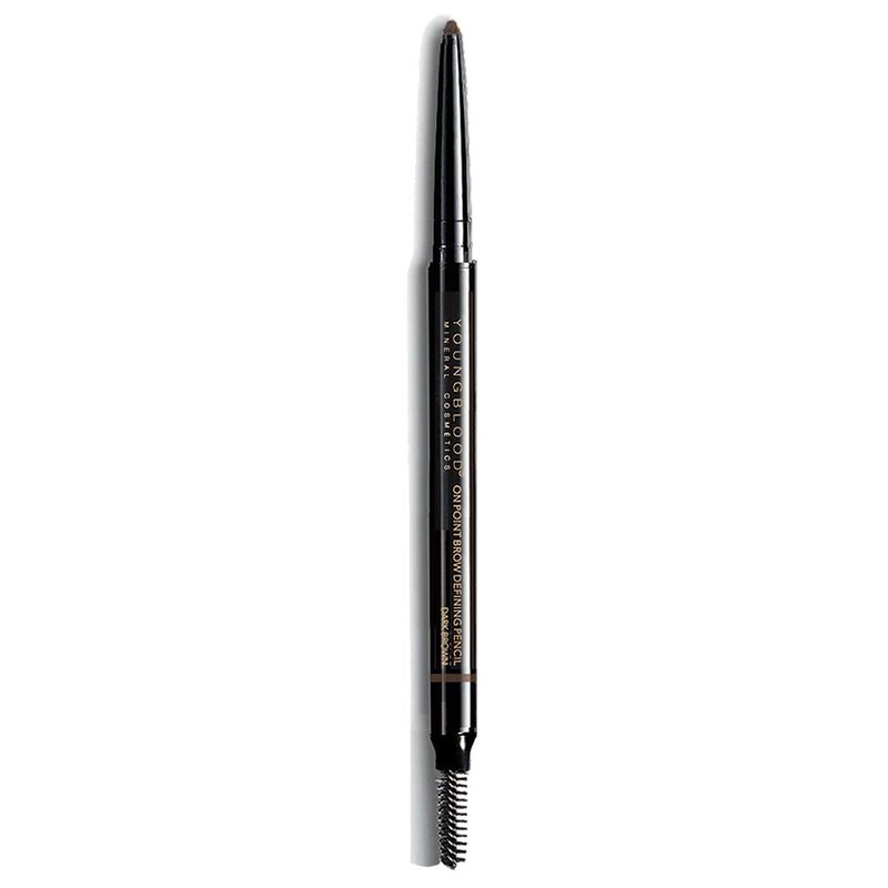 Youngblood On Point Brow Defining Pencil - Dark Brown Precision for Flawless Brows | 0.01 oz