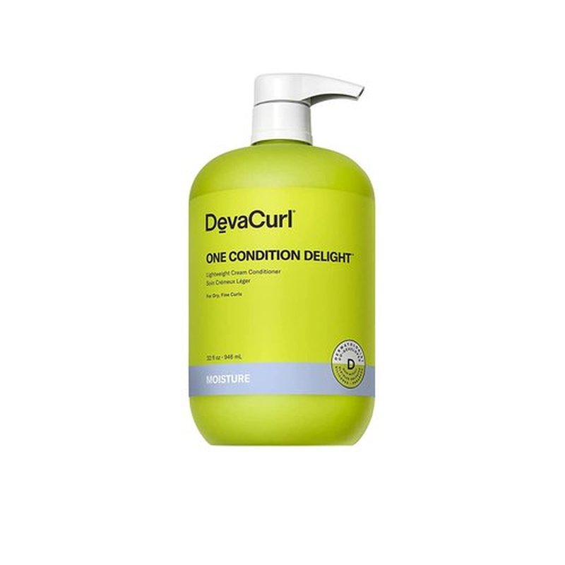 DevaCurl One Condition Delight Cream Conditioner - Moisture Preserving Formula | Tangle-Free & Frizz Control