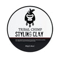 Tribal Chimp Hair Styling Clay – Super Strong Hold Matte Clay for Men & Women, Non-Sticky, Textured, Instant Volume & Thickening, Ideal for all Hair Types, Citrus Scent, 80g