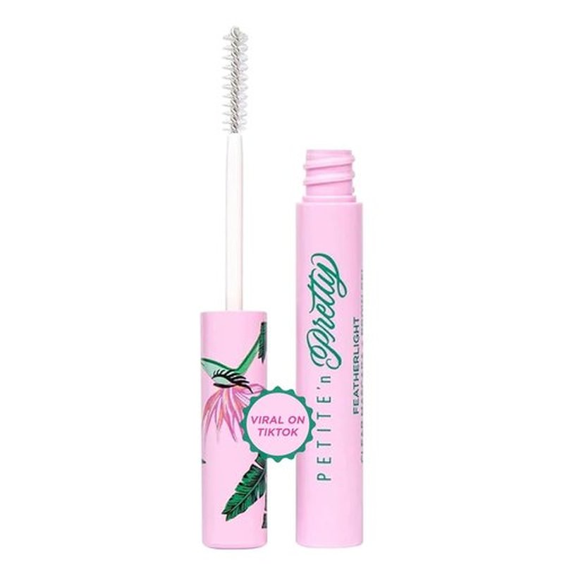 Petite 'n Pretty Clear Mascara & Brow Gel - Non-Toxic Dual Purpose Makeup for Kids & Teens - Featherlight Finish