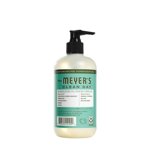 Mrs. MEYER'S CLEAN DAY Liquid Hand Soap 6 Pack Variety, includes 1 Compassion Flower, 1 Rain Water, 1 Peony, 1 Lemon Verbena, 1 Lavender and 1 Basil Hand Soap, 12.5 OZ Each, 1 CT