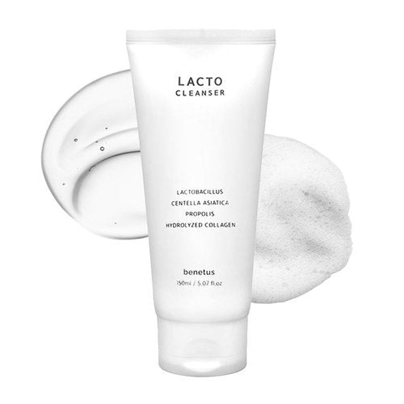 KSBC BENETUS Lacto Cleanser, Facial Cleanser, Face Wash, Moisture Balance, for Sensitive Skin Korean Skincare, 150ml
