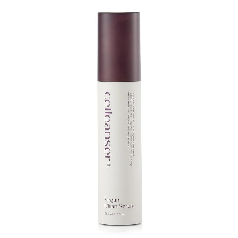 Vegan Clean Serum - Moisturizing Facial Serum with Panthenol & Madecassoside | Non-Greasy, 1.01 Fl Oz