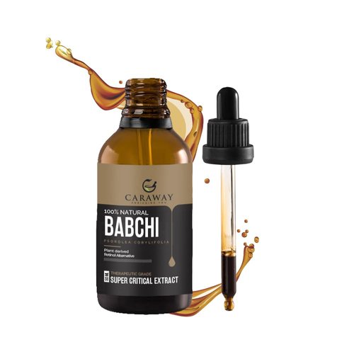 CARAWAY BAKUCHI OIL - Supercritical CO2 Extract| Pure Babchi Oil for Skin, Pigmentation, Vitiligo & Uneven skin tone| Bakuchi Seed Oil – 50ml