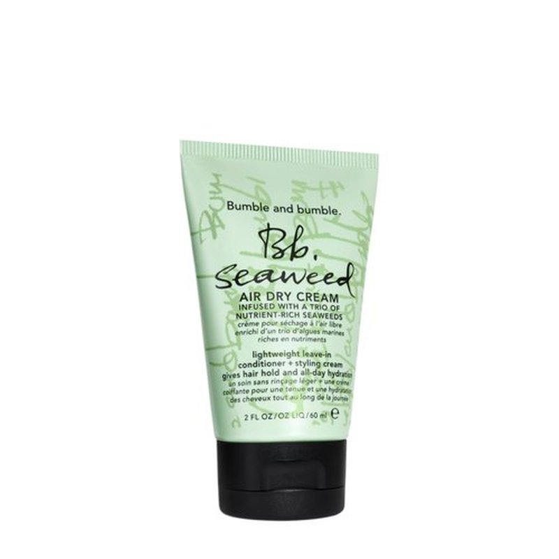 Bumble and bumble. Seaweed Nourishing Air Dry Hair Styling Cream | Leave-In Conditioner | Hydrating, Anti Frizz, Soft Hold, Color Safe | Curly, Wavy, Straight, 2 Fl Oz
