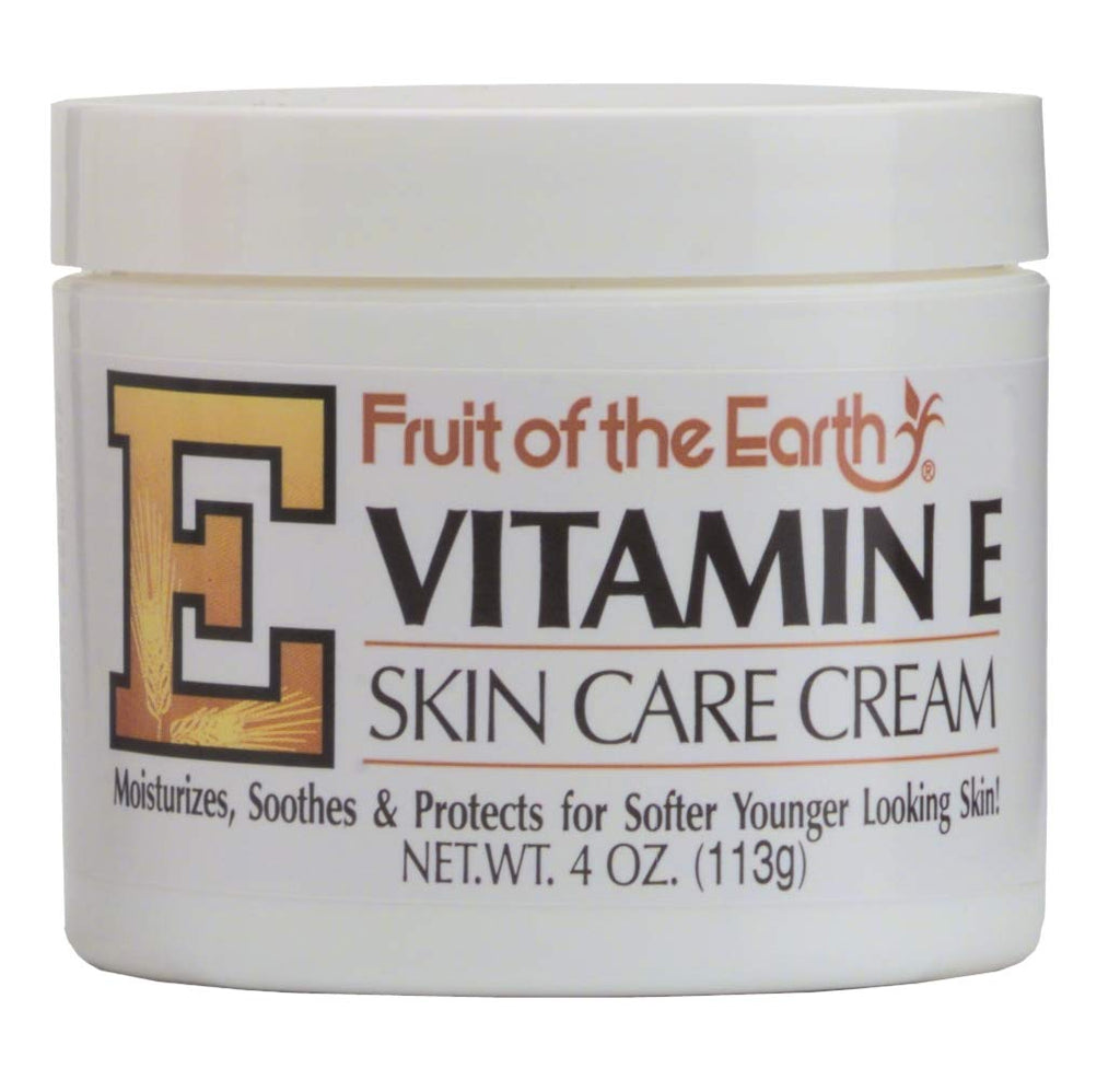 FRUIT OF THE EARTH Vitamin E Skin Care Cream 4 oz (113 g) Pack of 3