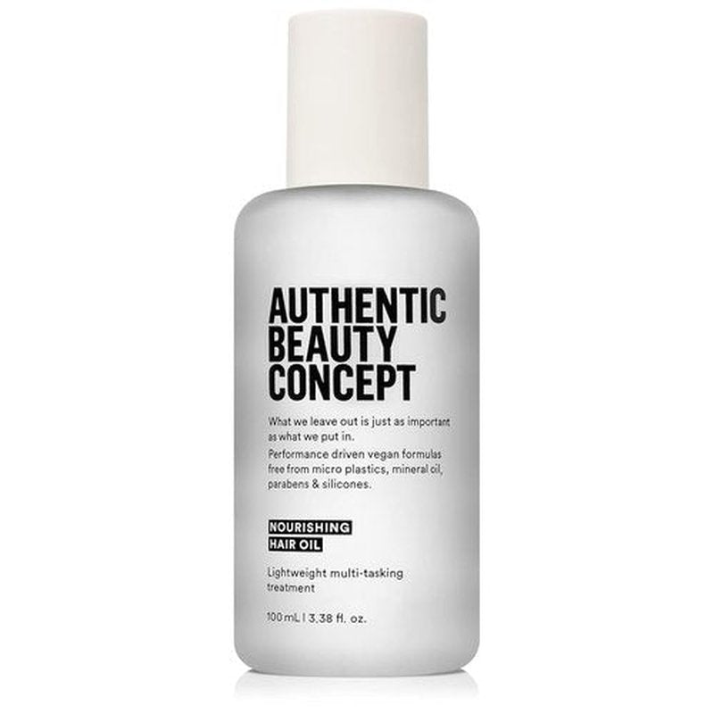 Authentic Beauty Concept Nourishing Hair Oil - Smooth Frizz & Seal Split Ends | Vegan, Silicone-Free | 3.38 fl. oz.