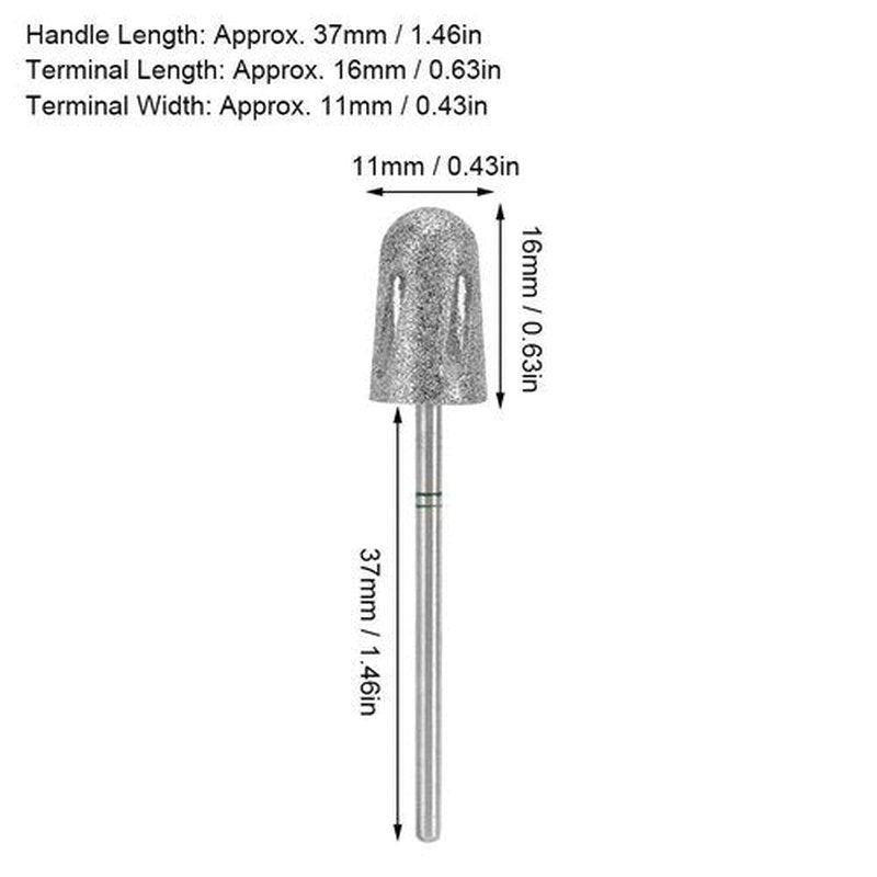 Pedicure Cone BitCuticle Clean Carbide Nail Drill Bit Burrs Electric Nail File for Manicure Pedicure Tools,Feet Filing Tool for Cracked Skin Corns Callus Removal ()