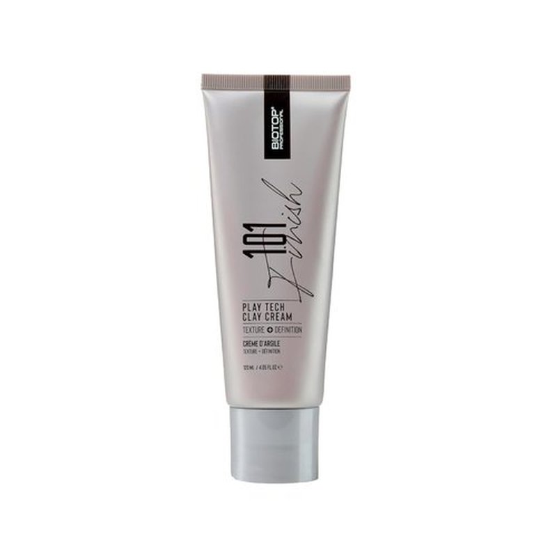 Biotop Professional 101 Play Tech Hair Clay Cream - Medium-Firm Hold Styling Cream | Non-Sticky, Frizz Control (4.05 oz)