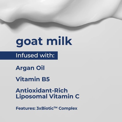 Kiss My Face Goat Milk Body Wash - Nourishing Lavender & Jasmine Formula - 16 Ounce Bottle