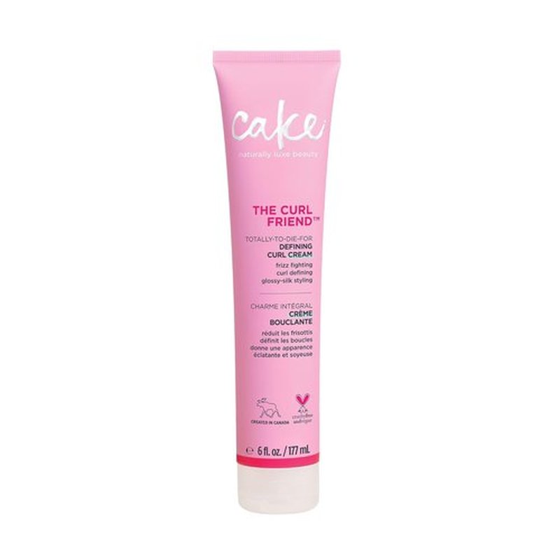 Cake Beauty Curl Defining Cream - Frizz Control & Moisturizing | Avocado & Shea Oils | 6 Fl Oz (Pack of 2)