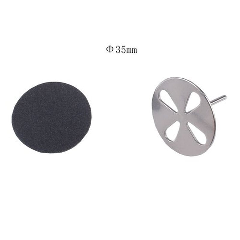 MZCMSL 100pcs Sandpaper Disc and 1pcs Metal Drill Bit, 3/32 Shank Pedicure Sanding Disc Bit for Dead Skin Callus Electric Foot File #150 Grit (Medium,35mm)