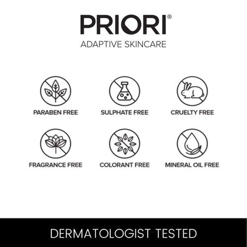 PRIORI Skincare Gel Perfector - Acne Treatment for Oily Skin & Blemishes | 1 fl oz, Fragrance-Free