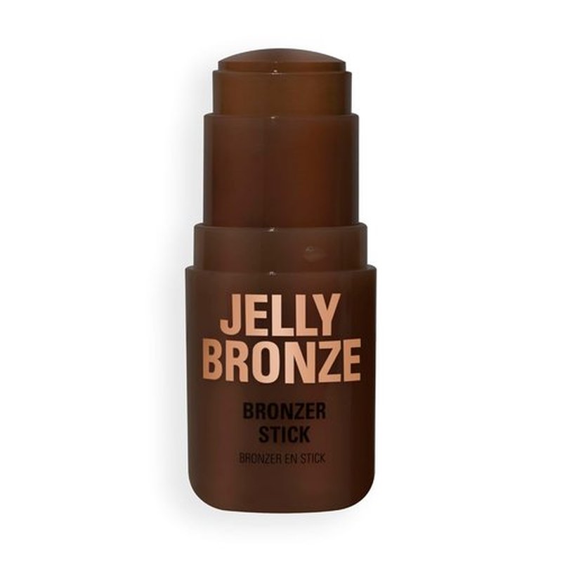 Revolution Beauty London Jelly Bronzer Tint - Vegan Bronzing Makeup for Sun-Kissed Glow | Dark Cocoa, 0.28 oz