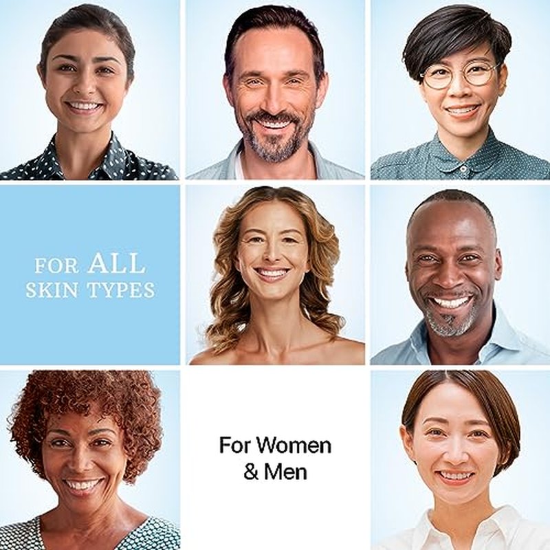 Face Moisturizer Collagen Cream, Anti Aging Face Cream with Retinol Hyaluronic Acid Vitamin B, Day & Night Anti-Wrinkle Moisturizing Cream for Women & Men, 1.7 Fl Oz