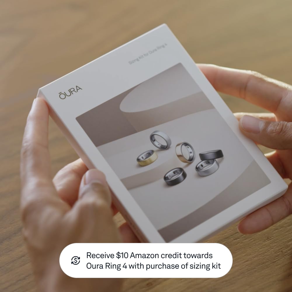 Oura Ring 4 Sizing Kit - Before You Buy the Unique Sizing, Not Standard US Sizes - Receive Credit for Purchase, Sizing Kit, Oura App