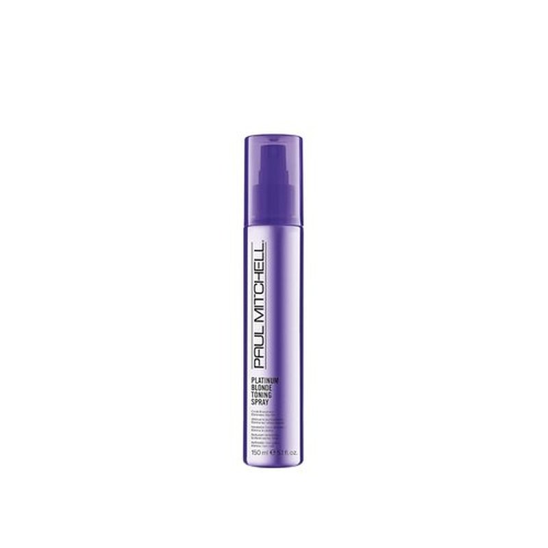 Paul Mitchell Platinum Blonde Purple Toning Spray - Cools Brassiness & Eliminates Warmth | 5.1 fl oz