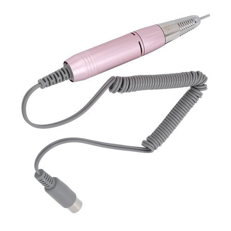 Electric Nail Drill Handle, 5 Pin Adjustable 30000Rpm Nail Drill Handpiece Low Noise Metal Grinding Polishing Pen Salon Home Use for Manicure Pedicure Machine
