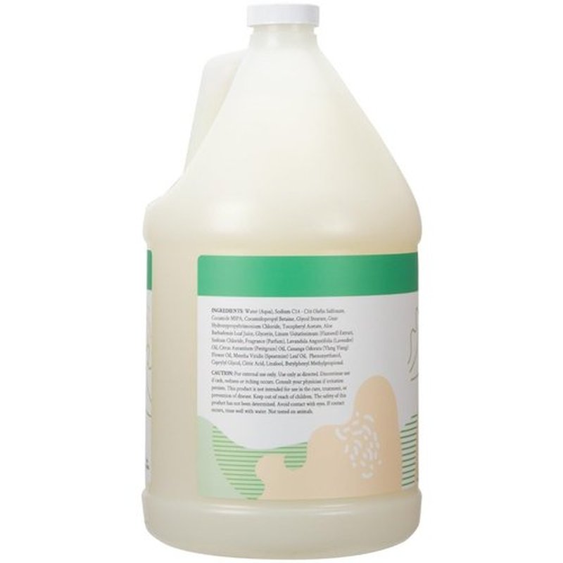 Ginger Lily Farms Botanicals All-Purpose Liquid Hand Soap Refill, 100% Vegan & Cruelty-Free, Basil Scent, 1 Gallon (128 fl oz)
