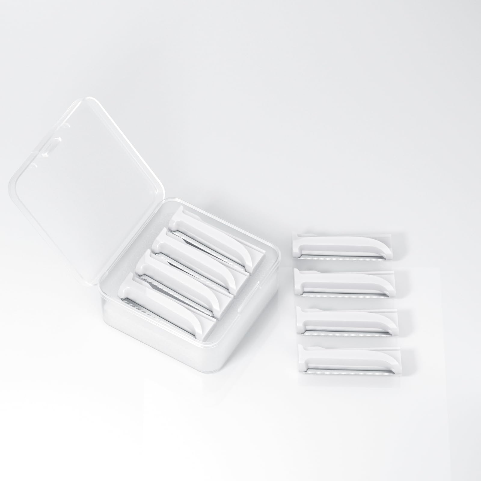 4Pcs Dermaplane Razor Blades Accessories Facial Hair Removal for Women Sonic Dermaplaning Tool(Only applicable to the facial razors of our store brand MEMTIM)