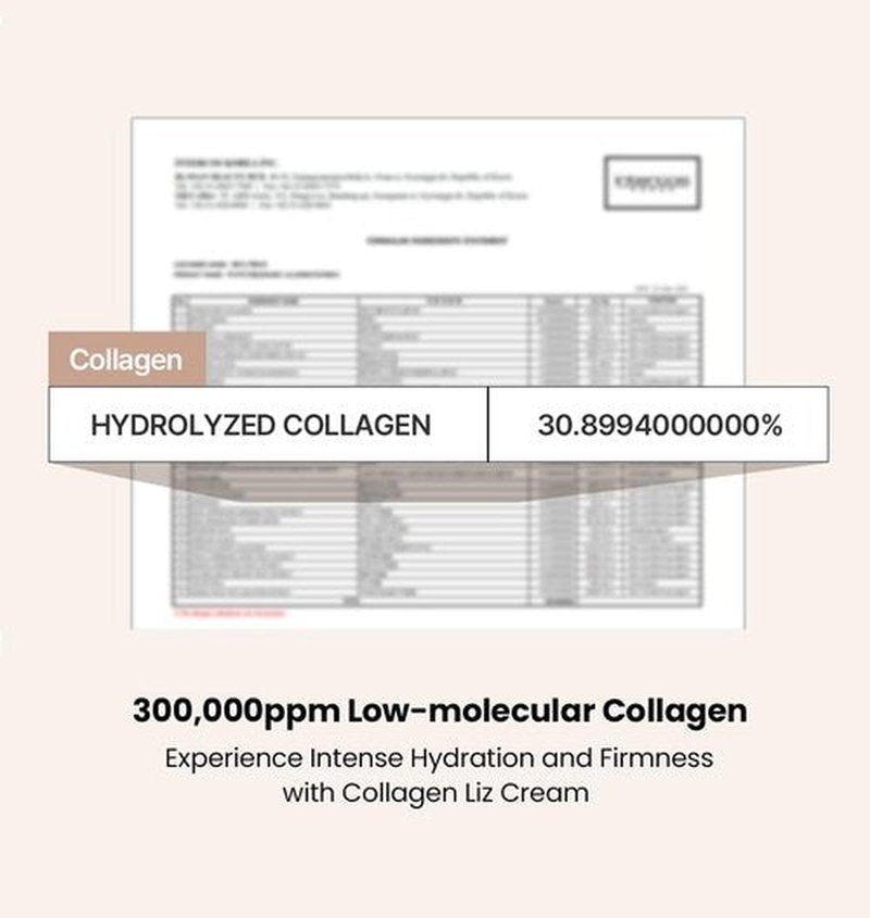 FaceFactory Collagen Liz Cream, Deep Hydration, Face Moisturizer, Korean skincare, Fast Absorbing, Non-Greasy, EWG Green Ingredients, Non-Sticky, Collagen-Based, Firming, Wrinkle care (80ml/2.7fl oz)
