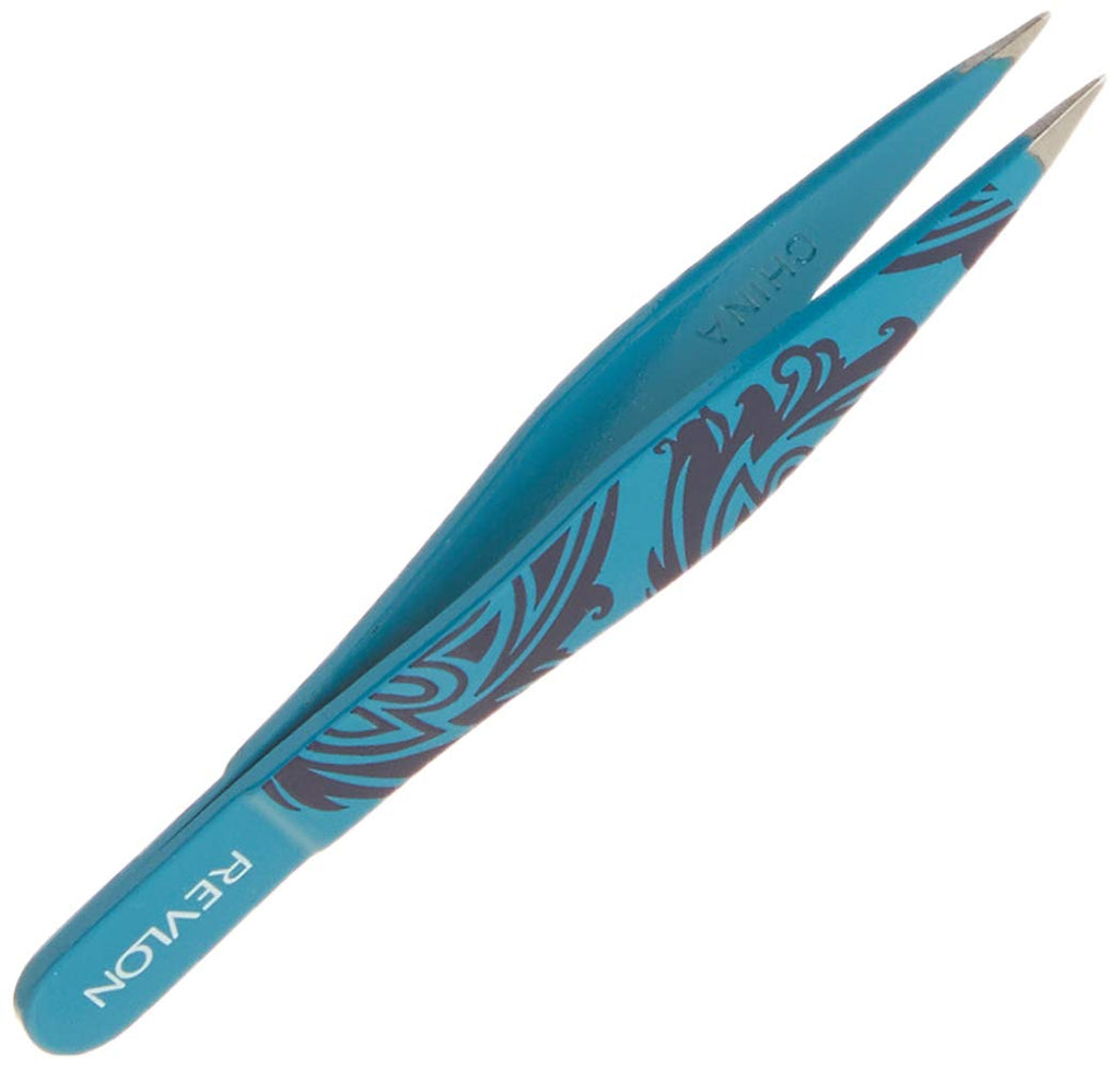 Revlon Mini Hair Removal Tweezer Set, Travel Set, High Precision Tweezers for Men, Women & Kids, Stainless Steel (Pack of 1)